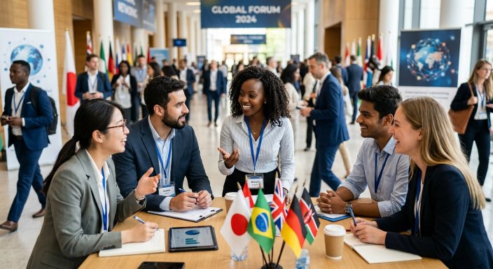 Networking internacional y comunicación global en inglés